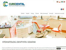 Tablet Screenshot of curodental.com